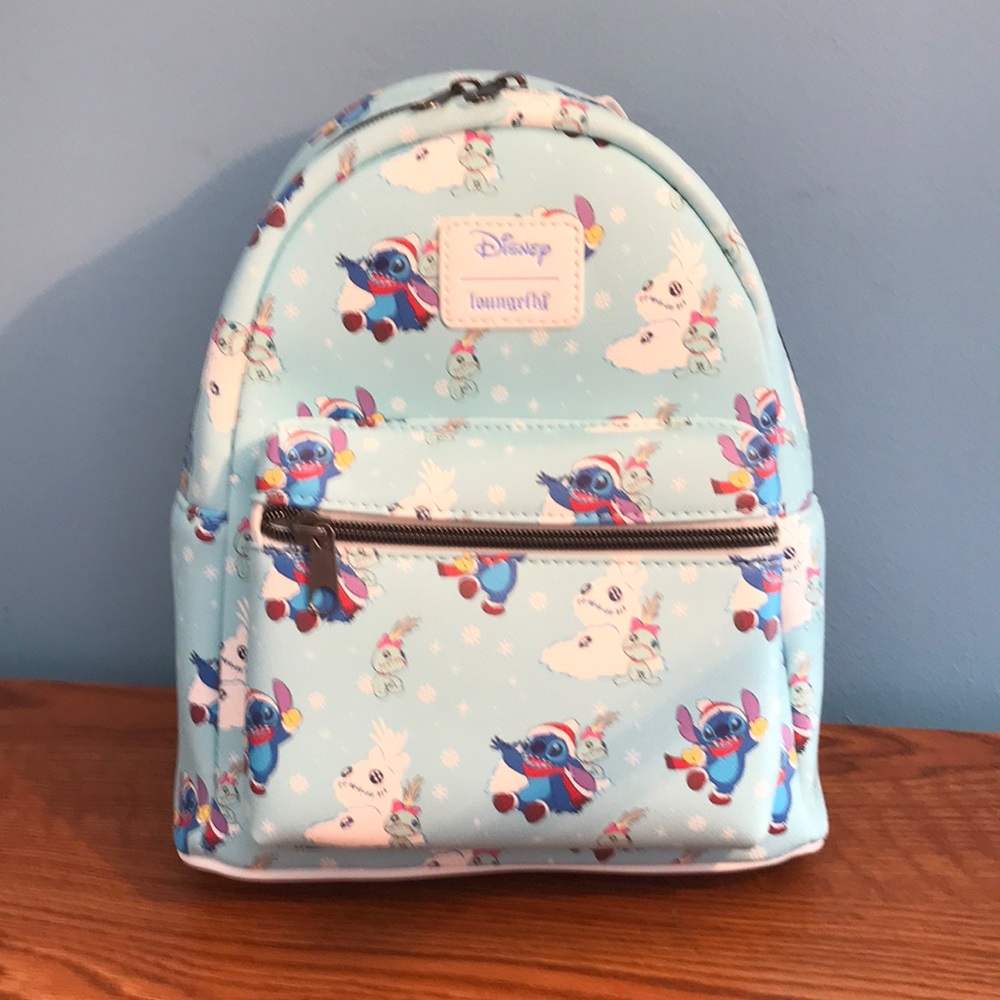 Disney Loungefly New with Tags Stitch Christmas - Picture 2 of 6